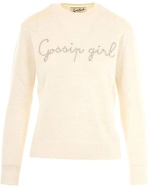 MC2 Saint Barth Round-Neck Knitwear - Natural