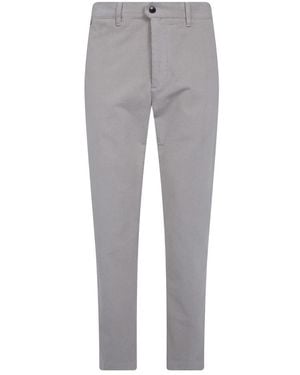 Incotex Broeken ,Katoen Klassieke Regular Chino - Grijs