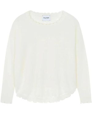 Kujten Round-Neck Knitwear - Blanco