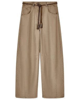Giorgio Armani Rope Belt Pants - Natural