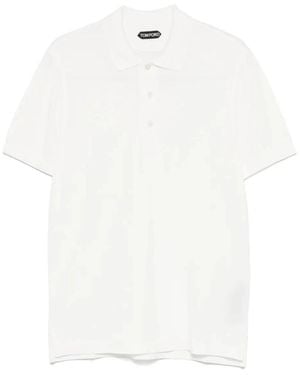 Tom Ford Polo Shirts - White