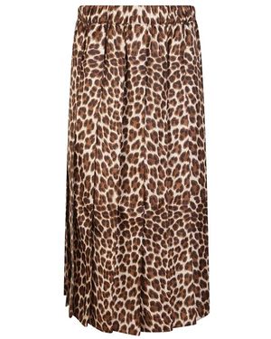 P.A.R.O.S.H. Maxi Skirts - Brown