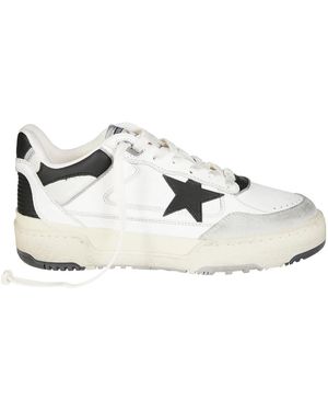 Golden Goose Forty2 Leather Trainers - Multicolour