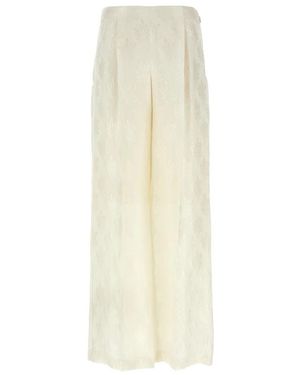 Fendi Wide Trousers - Natural