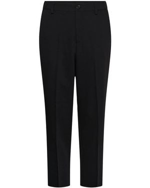 Kaffe Cropped Trousers - Nero