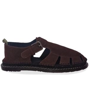 Castañer Platte Sandalen - Zwart