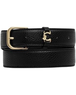 Coccinelle Metal Loop Riem - Zwart