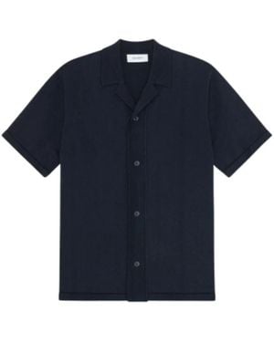 Les Deux Short Sleeve Shirts - Blue