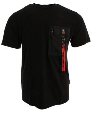 Parajumpers Tops ,Zwart ,Katoen Mojave T-Shirt