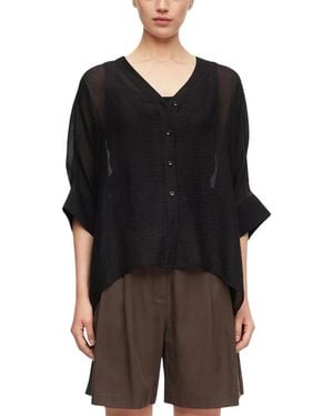 Comma, Bluse - Schwarz