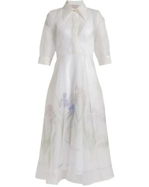 Alberta Ferretti Shirt Dresses - Bianco