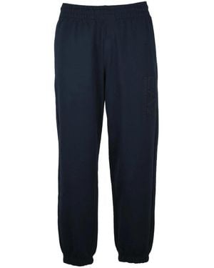 EA7 Broeken ,Zwart ,Katoen Tuta Trainingsbroeken - Blauw
