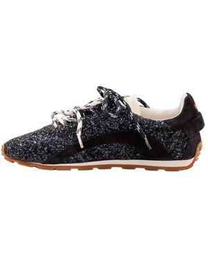 DSquared² Schoenen ,Blauw ,Sneakers Glitter - Zwart