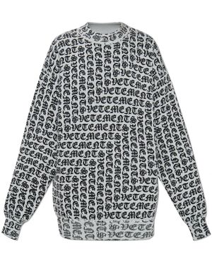 Vetements Round-Neck Knitwear - Blu