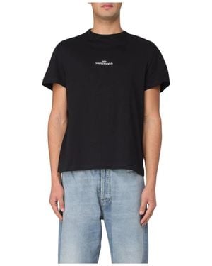 Maison Margiela Classic T-Shirt Met Korte Mouwen - Zwart