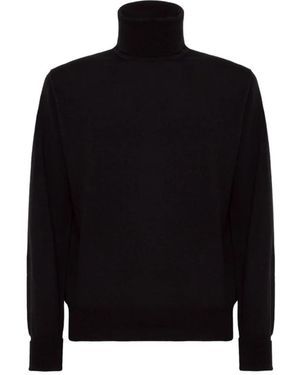 Alpha Studio Turtlenecks - Zwart