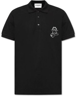 Iceberg Polo Shirts - Black