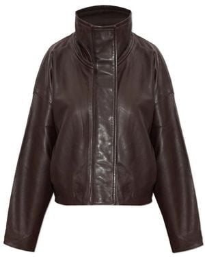 AllSaints Ryder Leren Jas - Bruin