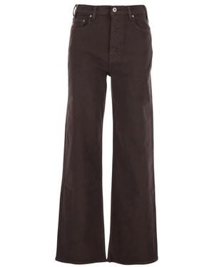 AG Jeans Wide Jeans - Brown