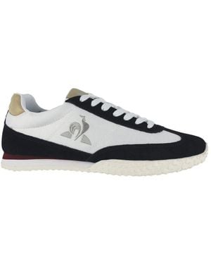 Le Coq Sportif Mesh Laufschuhe Mit Wildleder Einsätzen - Blau