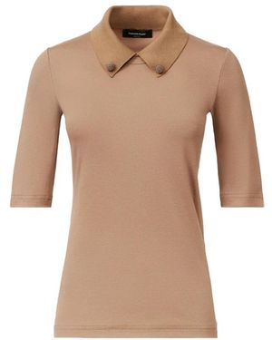Fabiana Filippi Polo Shirts - Brown