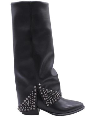 Tosca Blu Cowboy Boots - Noir