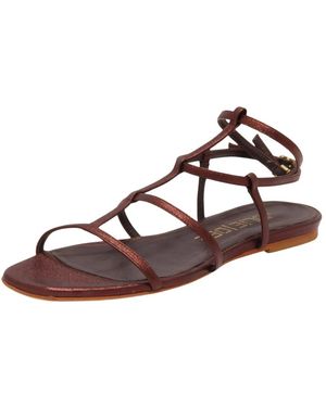 Julie Dee Me600 Berg Wash Moro Sandale - Braun