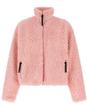 Jil Sander Faux Fur & Shearling Jackets - Pink