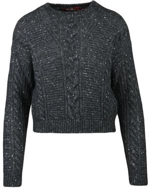 Max Mara Round-Neck Knitwear - Noir