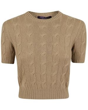 Ralph Lauren Round-Neck Knitwear - Brown