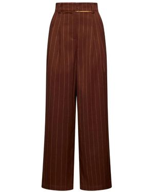 Silvian Heach Wide Trousers - Marrone