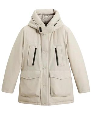 Woolrich Jassen ,Grijs ,Ramar Arctic Parka Evolution - Wit