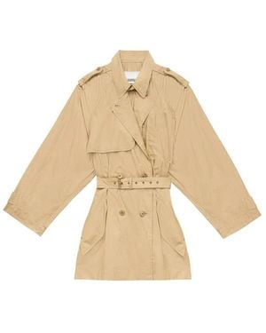 Isabel Marant Trench Coats - Natural