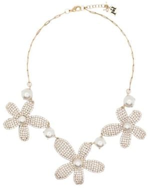 Rosantica Delia Kristallen Ketting - Metallic