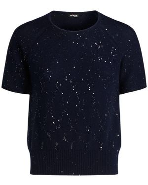 Kiton Reiner Kaschmirpullover - Blau