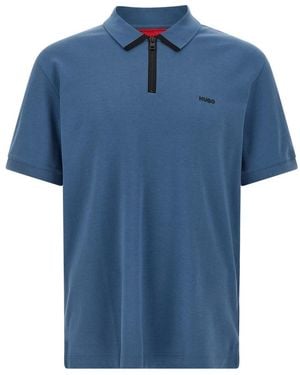 BOSS Tops ,Blauw ,Katoen Dalomino Poloshirt