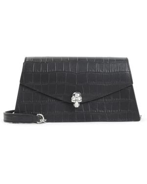 McQueen Cross Body Bags - Black