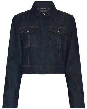 Bruuns Bazaar Denimjacken - Blau