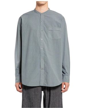 TAIGA TAKAHASHI Lot.104 Band Collar Shirt - Grijs