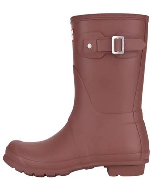 HUNTER Original Short Wellington Boots - Braun
