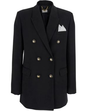 Elisabetta Franchi Blazers - Negro