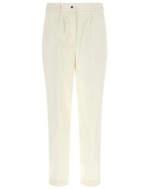 Kiton Slim-Fit Trousers - Natural