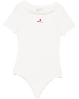 ShuShu/Tong Tops ,Wit ,Katoen Bodysuit