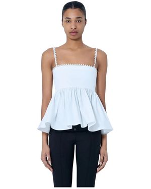Jacquemus Sleeveless Tops - Blanco