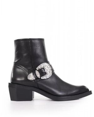 Ras Takkin Buckle Laarzen - Zwart
