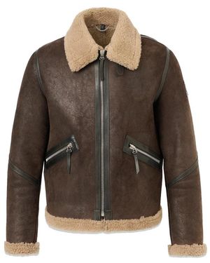 Belstaff Faux Fur & Shearling Jackets - Brown