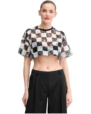 Pinko Spitzenbluse - Schwarz
