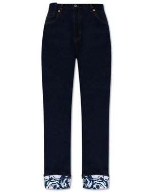 Burberry Straight Fit Jeans - Blue