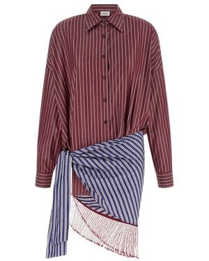 ANDAMANE Shirt Dresses - Red
