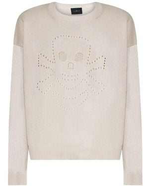 John Richmond Round-Neck Knitwear - Neutre